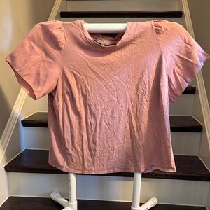 Soft Pink Women's Short Sleeve Top